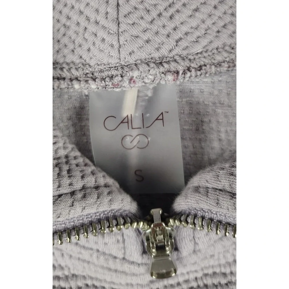Calia S Carrie Underwood Purple‎ Quarter Zip High Neck Pullover Elevate Textured - Picture 3 of 11